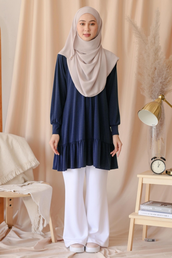 Maryam Blouse - Navy